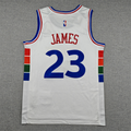 Men's Philadelphia 76ers #23 James Swingman Basketball Jersey - City Version White