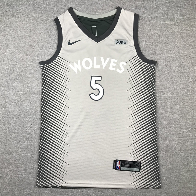 Anthony Edwards Minnesota Timberwolves Men's #5 Swingman Jersey - Gray
