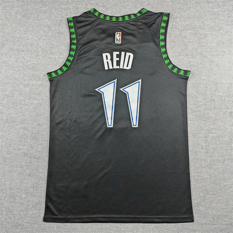 Men's Minnesota Timberwolves #11 Naz Reid Classic Black Swingman Jersey