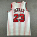 Men's Chicago Bulls #23 Michael Jordan White 1995-96 Hardwood Classics Swingman Jersey
