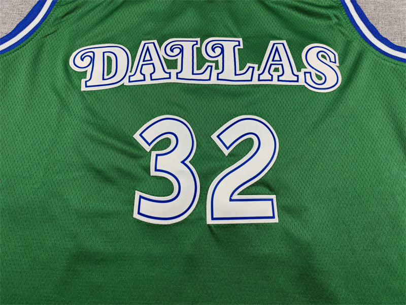 Men's Dallas Mavericks #2 Cooper Flagg Nike Classic Edition Green Swingman Jersey
