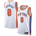 Men's New York Knicks #8 OG Anunoby Swingman Jersey