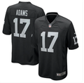 Men's Las Vegas Raiders #17 Davante Adams Black Game Jersey