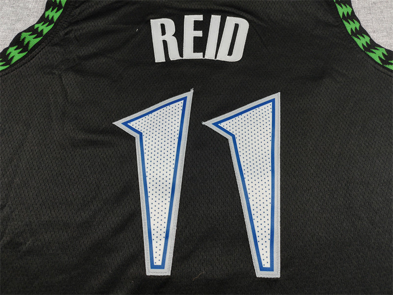 Men's Minnesota Timberwolves #11 Naz Reid Classic Black Swingman Jersey
