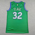 Men's Dallas Mavericks #2 Cooper Flagg Nike Classic Edition Green Swingman Jersey