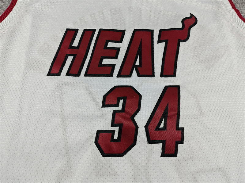 Men's Miami Heat #34 Tre Donaldson Nike Association White Swingman Jersey