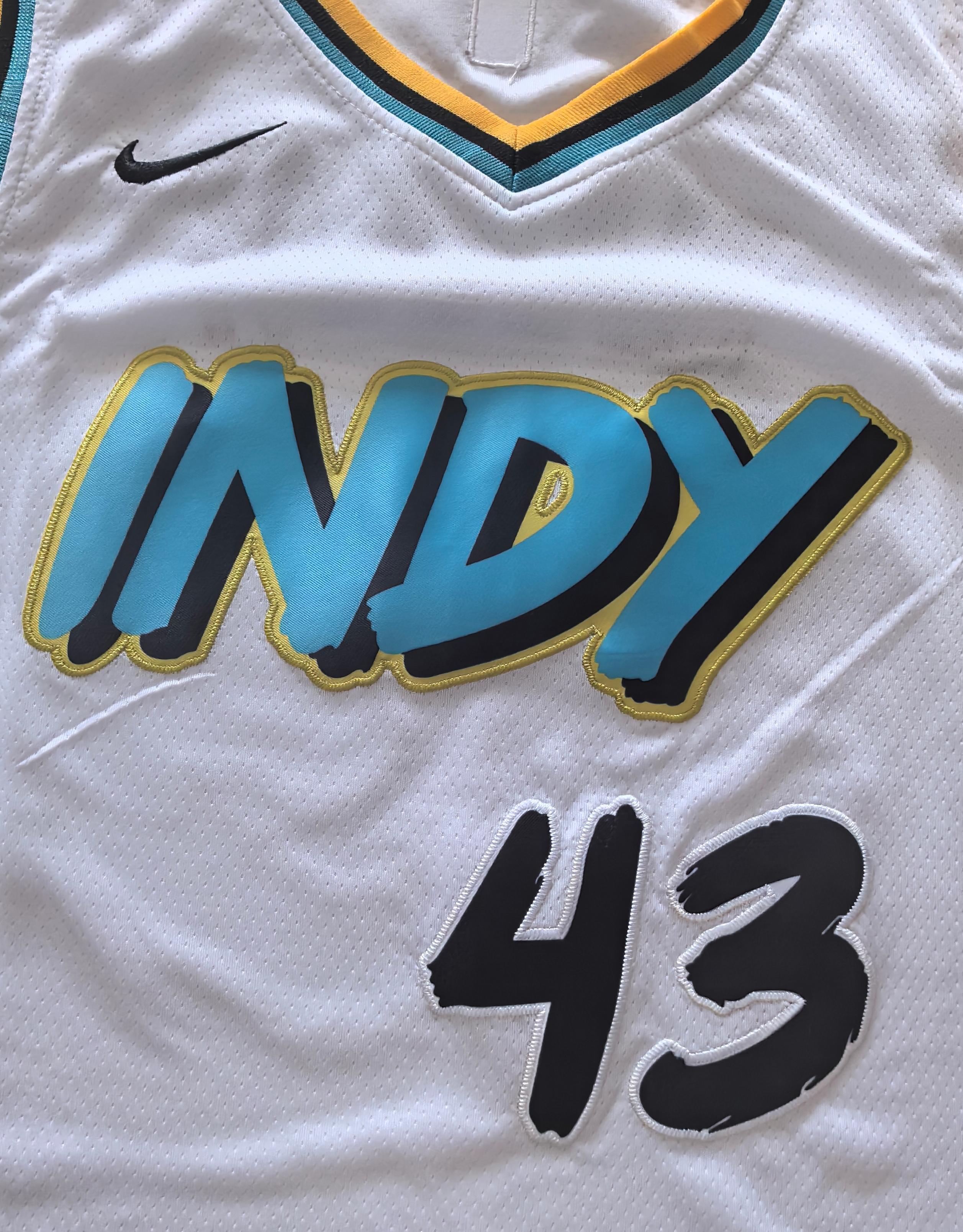 Pascal Siakam Indiana Pacers Men's #43 2024/25 City Edition Jersey - White