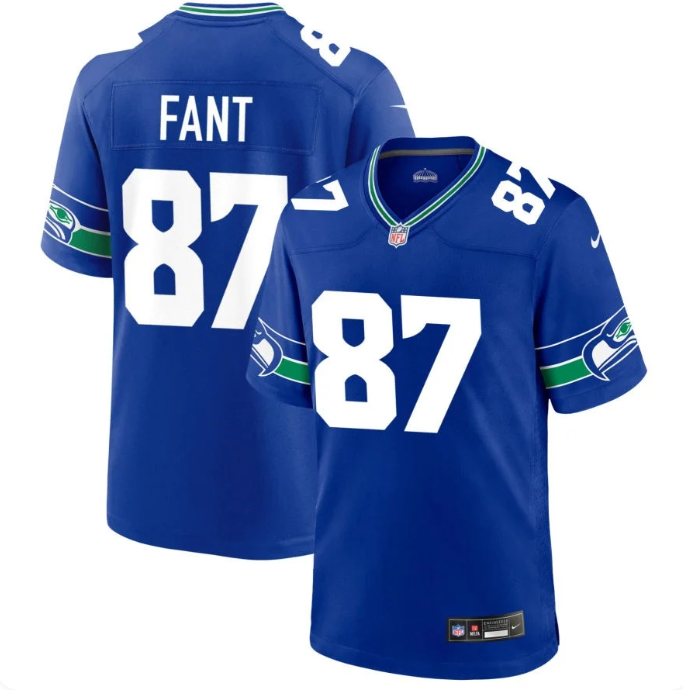 Noah Fant #87 Seattle Seahawks Nike Women's Custom Game Jersey – College Navy