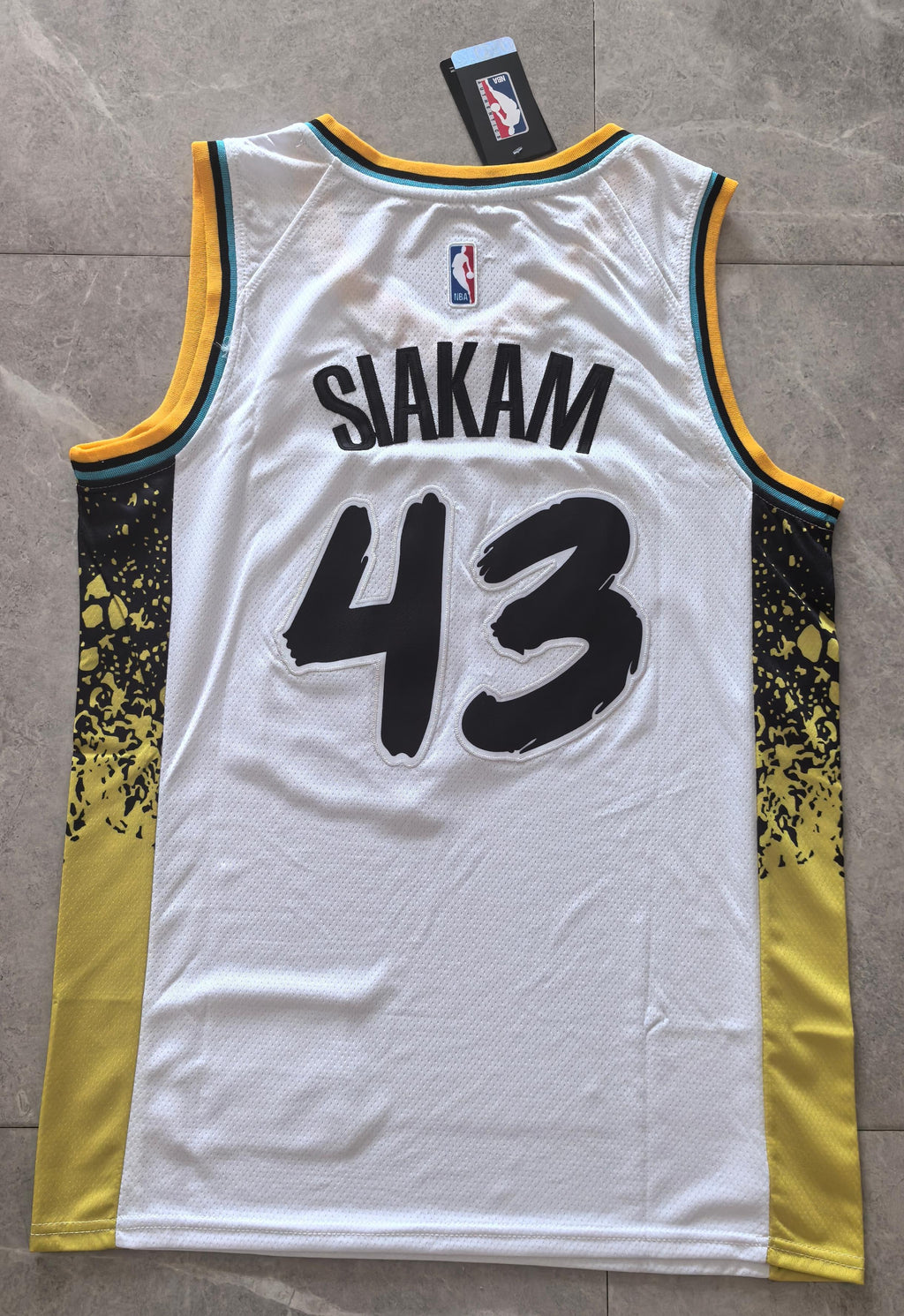 Pascal Siakam Indiana Pacers Men's #43 2024/25 City Edition Jersey - White